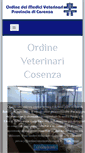 Mobile Screenshot of ordineveterinaricosenza.it